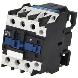 XMHF AC Contactor CJX2-3210 110V 50A 50/60Hz Coil 3P 3 Phase Rail Motor Controler Rail Mount Contactor