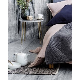 broste Copenhagen Nordic Sand flache Schale Ø 17cm, beige