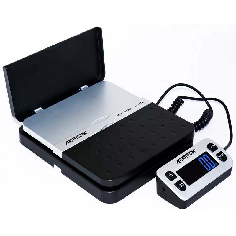 Accuteck ShipPro W-8580 110lbs x 0.1 oz Black Digital shipping