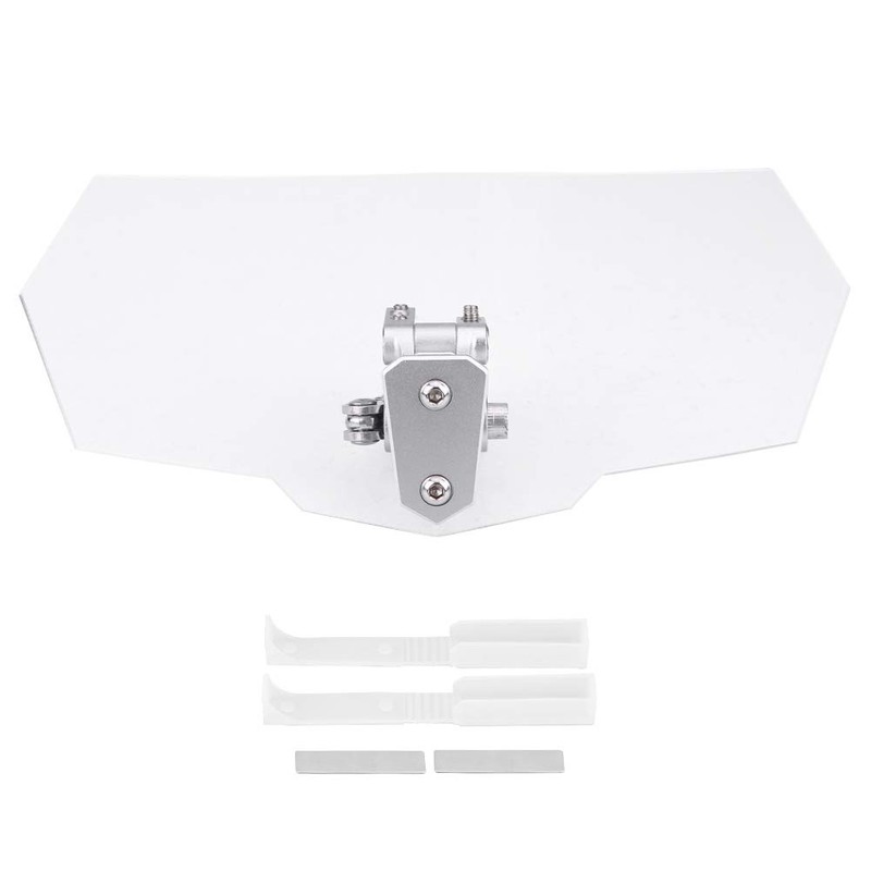 Vbestlife Parabrisas Transparente para Motocicleta,Parabrisas Protector Pantalla Protección de la