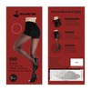 WAJIAFAR Black Sheer Tights 20D Control Top Pantyhose with Reinforced