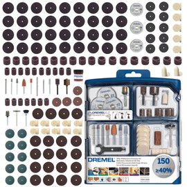 Dremel 724 EZ SpeedClic Accessory Set - 150 Rotary Tool Accessories for Cutting, Carving, Sanding, Cleaning, Grinding, Polishing, Sharpening