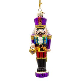 Nobel Gems Glass Ornaments - Glass Pride Nutcracker Ornament