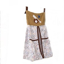 Nursery Crib Baby Diaper Stacker 1 PC Pink Sports Crib Diaper Hanging Bag