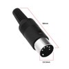 VGOL Pack of 8 5 Pin Connector DIN Solder Plug