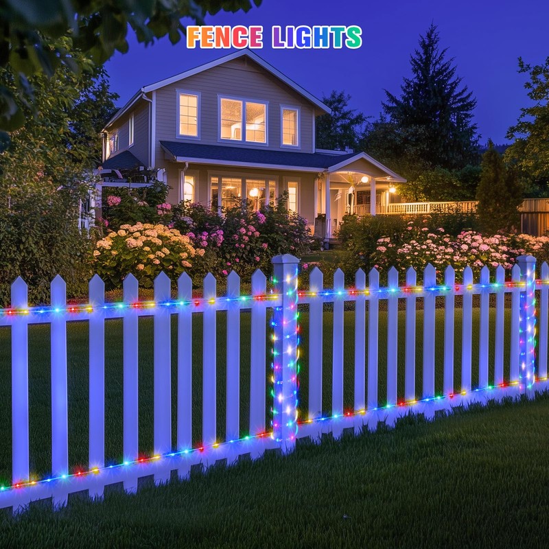 JMEXSUSS 2 * 200 LED Solar Rope Lights, 66ft IP