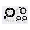 4 x 'Friendly Lion' Temporary Tattoos - Water Resistant, Skin-Safe,