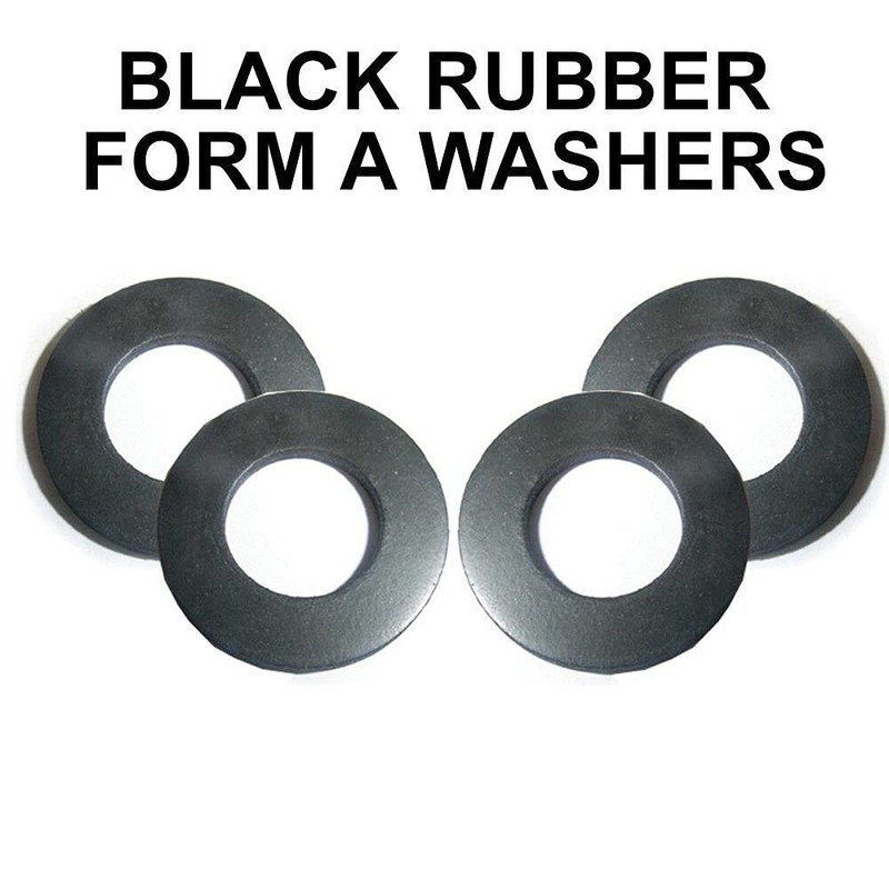 TERF® M8 Black Rubber Flat Washer M8 / 8mm ID
