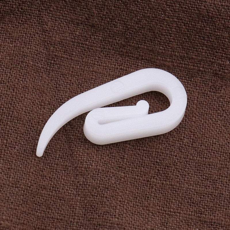 VGOL 100PCS Curtain Hooks Drapery Hooks Curtain Rollers Window Curtain