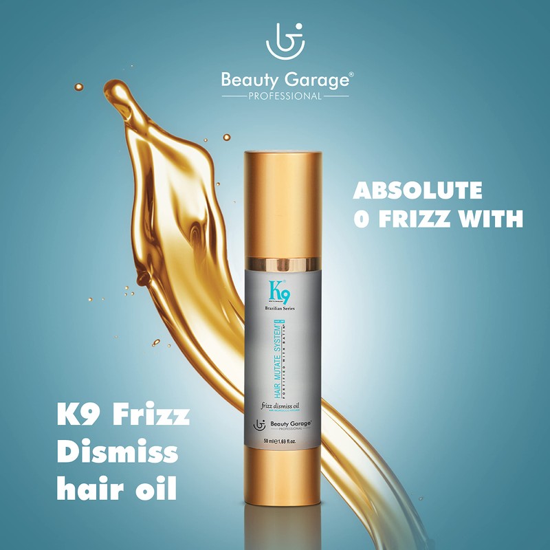 Beauty Garage K9 Frizz Dismiss Hair Oil with Morocco Argan