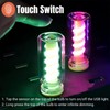 GreceYou Car USB Lights, 3D Dimmable Touch Control Car Ambient