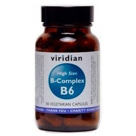 Viridian HIGH SIX® Vitamin B6 with B-Complex: 90 Veg Caps