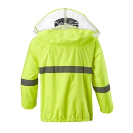 TK-RAINWEAR R6920 premium rainwear (waterproof/light weight/windbreak) Reflective belt, Men Women Adults rain jacket (3X-Large)