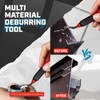 AFA Tooling Pen Deburring Tool, 11 M2 HSS Blades, Red