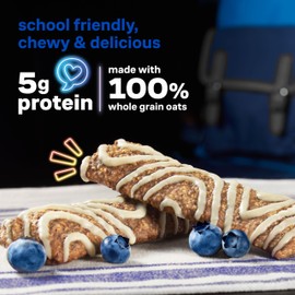 KIND Kids Blueberry Muffin Bar with Other Natural Flavors, Tree Nut Free, Peanut Free, Gluten Free, Made With Whole Grain Oats, 6.2 oz Box (5 Bars)