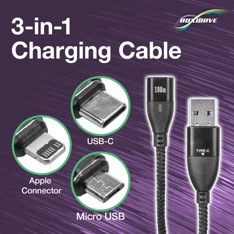 BoxWave Cable Compatible with Seek Thermal Reveal FirePRO - MagnetoSnap