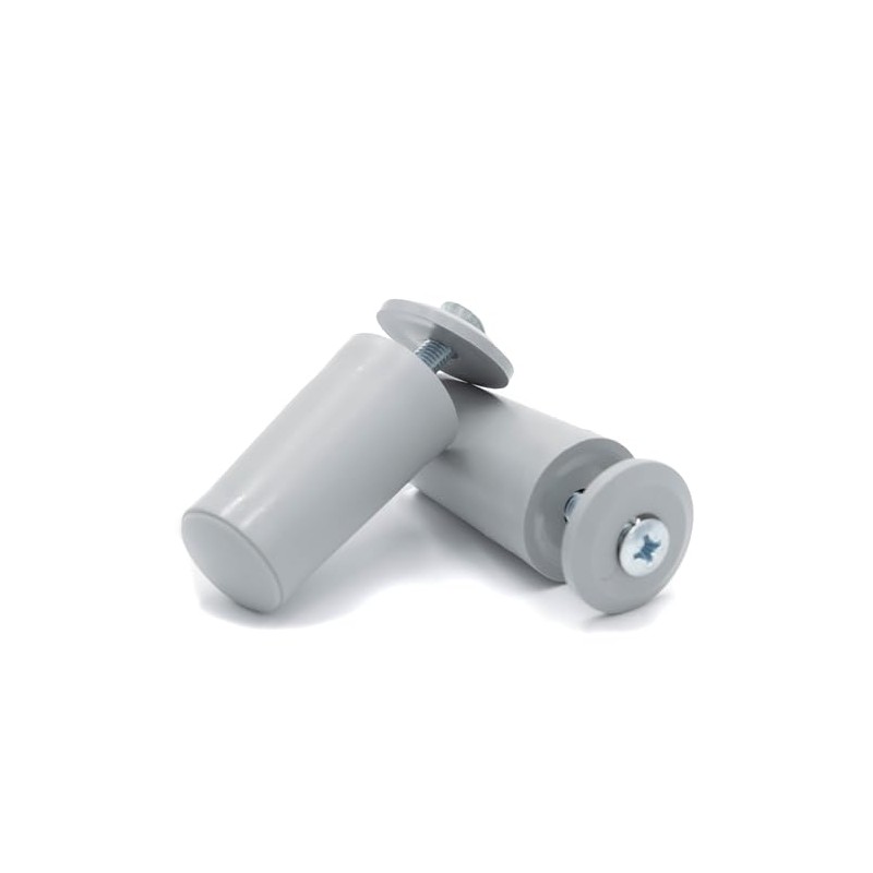 8 x roller shutter stoppers, colour: grey/brown/white/anthracite/black (grey closed)