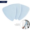 WASHEASY Pack of 3 Streak Free Non Woven Microfiber Replacement