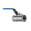 FSA Ball Valve Stainless Steel 316 1/2 Inch 1-Piece 2-Way