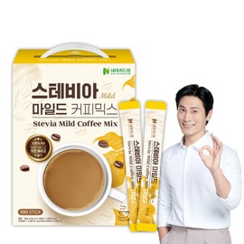 Nature Dream Zero Sugar Stevia Coffee Mix Mild 100 pieces, 1 piece / 네이처드림 제로슈가 스테비아 커피믹스 마일드 100개입, 1개