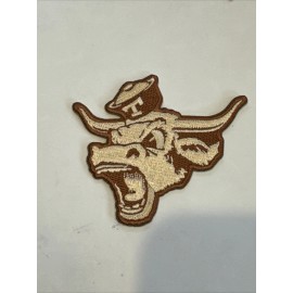 Texas Longhorns Vintage Embroidered Iron On Patch  3.5” X 3”