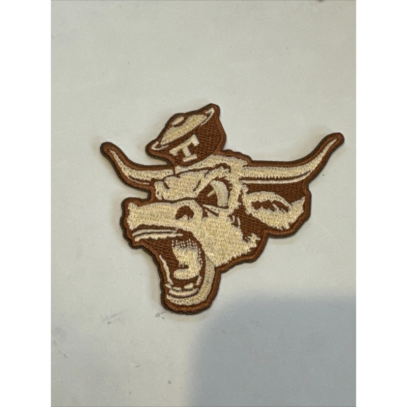Texas Longhorns Vintage Embroidered Iron On Patch 3.5” X 3”