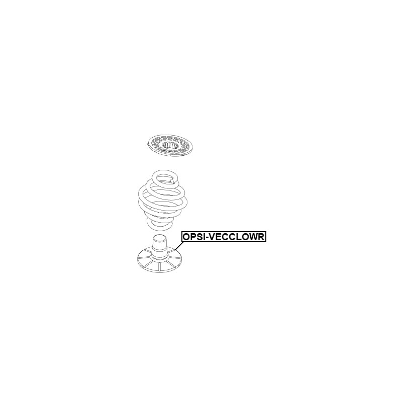 FEBEST Spring Plate OPSI-Vecclowr Lower for Vectra C Caravan (Z02)