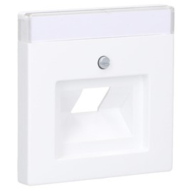 Busch-Jaeger 1803-884 Cover, Universal Socket, 1gang, studio white matt, future