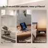 White Power Strip with 4 USB Ports, Multiple Socket with