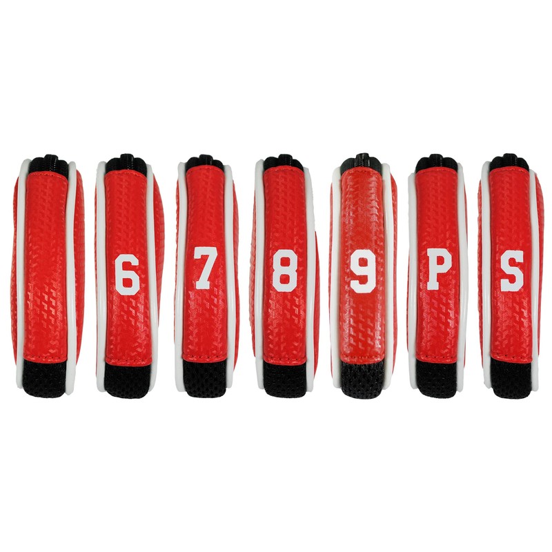 Leasax Hiroshima Toyo Carp Iron Cover Set of 7 Red