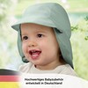 LaLoona Baby Peaked Cap UV 80+ with Neck Protection, Summer