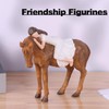 XIAOMAGG Horse Figurines - Girl Embracing Horse Figurine, Truly a