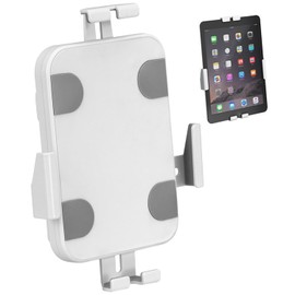 Maclean MC-469 Universal Tablet Wall Mount with Lock Function, 7.9" to 11" Wall Mount, Anti-Theft Security for Advertising Purposes (White)