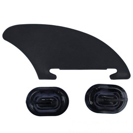 YIBAISI Kayak Skeg Tracking Fin Mounting Points Black Watershed Board Kayak Integral Fin Inflatable Kayak Replacement Fin, As Pictures Shown