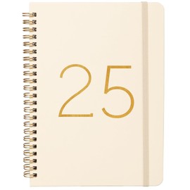 2025 Planner - 2025 Weekly Monthly Planner from January 2025 - December 2025, 6.4" x 8.5" Calendar Planner with Tabs, Inner Pocket
