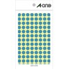 A-One Color Labels, Empty Round, 0.4 inches (9 mm), 14