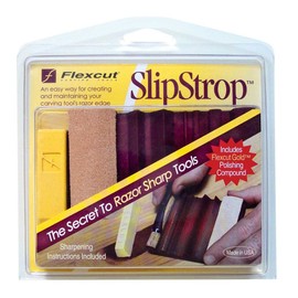Flexcut SlipStrop, Polish and Debur Cutting and Carving Tools for Razor Sharp Blade Edges