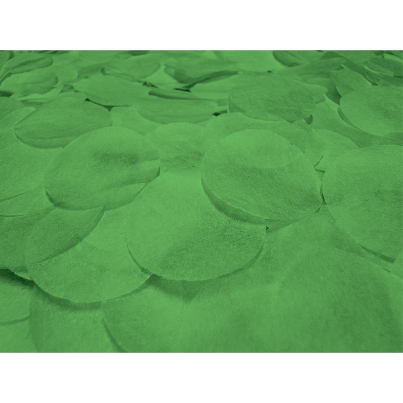 Apple Green Paper Confetti, 2.5cm diameter, 10 grams