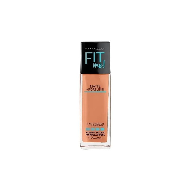 Base Fit Me Matte + Poreless 128 Warm Nude Maybelline