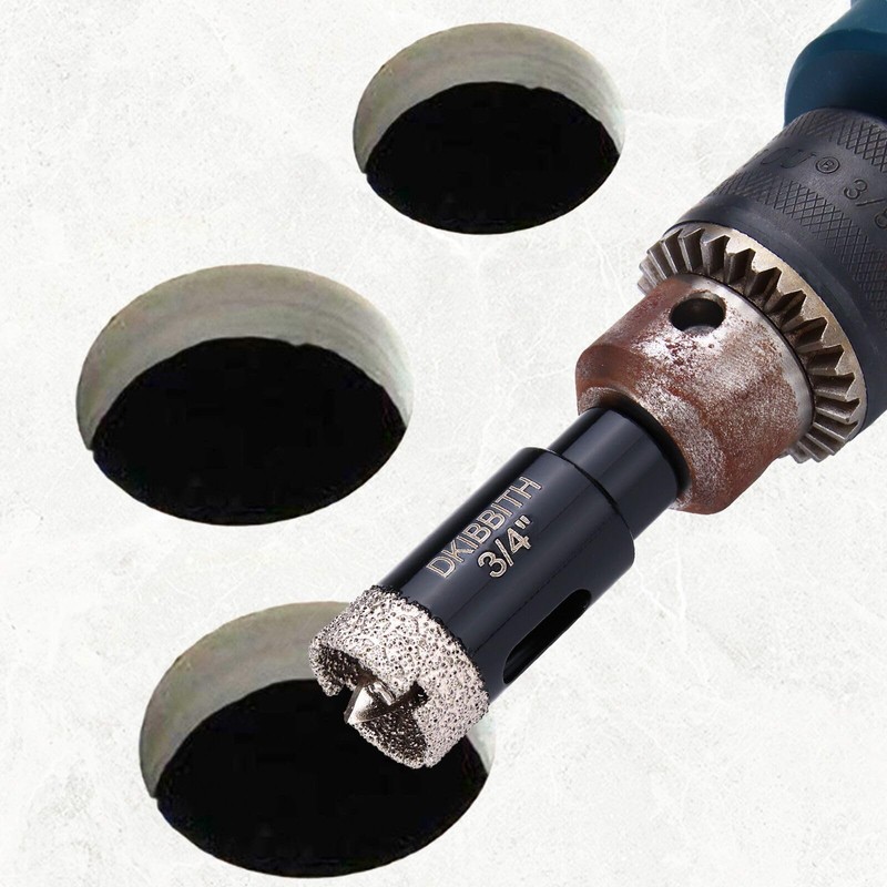 3/4" Diamond Hole-Saw Bits with Pilot Drill Bit - 2pc