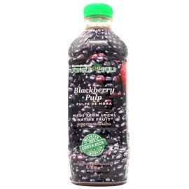 Jungle Pulp BLACKBERRY Puree, Costa Rica Blend, Topping, Flavoring, Better than Syrup, for Cocktails, Desserts, Smoothies, Ice Tea, Jelly and Margaritas. 33.81 Ounce / 1 Liter