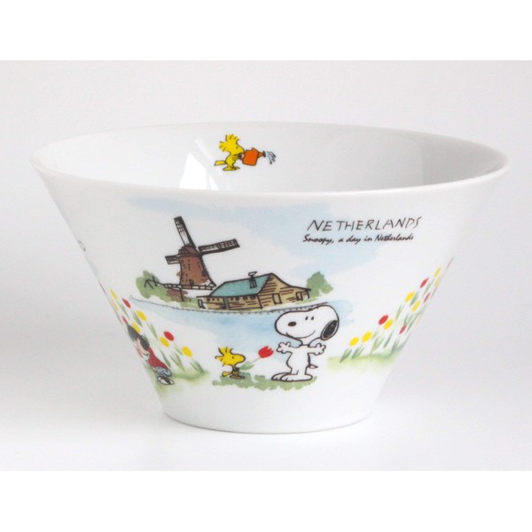 Peanuts Snoopy World Travel Multi Bowl Netherlands White 700ml