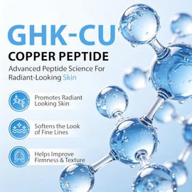 GHK-Cu Crema peptídica para cara, hierba seca alimentada con hierba y bálsamo de miel para cara y cuerpo, firmeza de la piel e hidratación profunda, adecuada para todo tipo de piel, 2 onzas