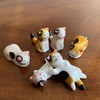MIUFA Ceramic Cute Cat Chopsticks Rest Dinner Spoon Stand Knife