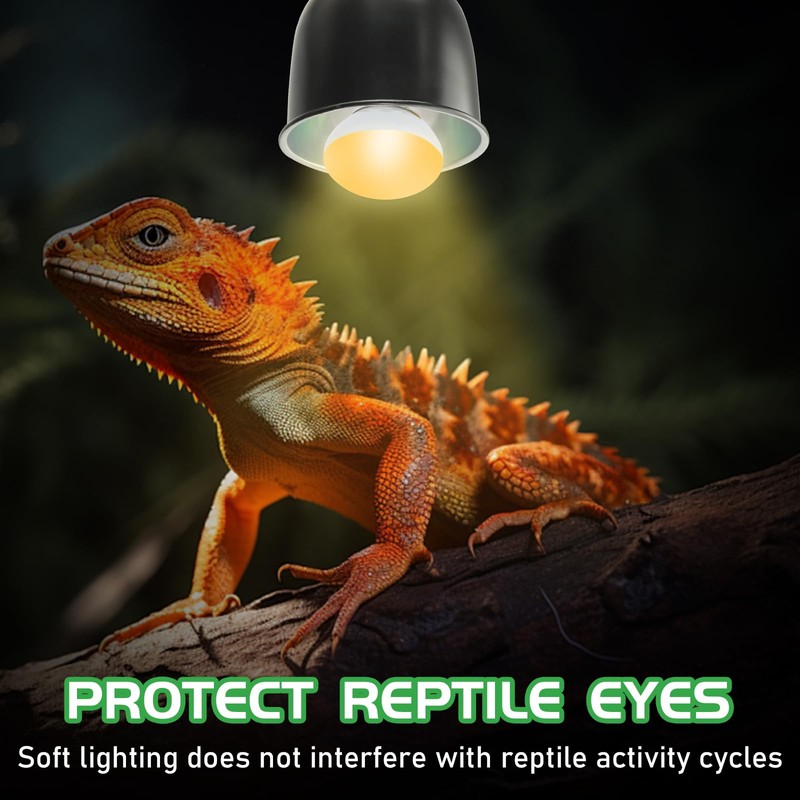 REPTI HOME Reptile Heat Lamp Bulbs, UVA Reptile Heat Bulb
