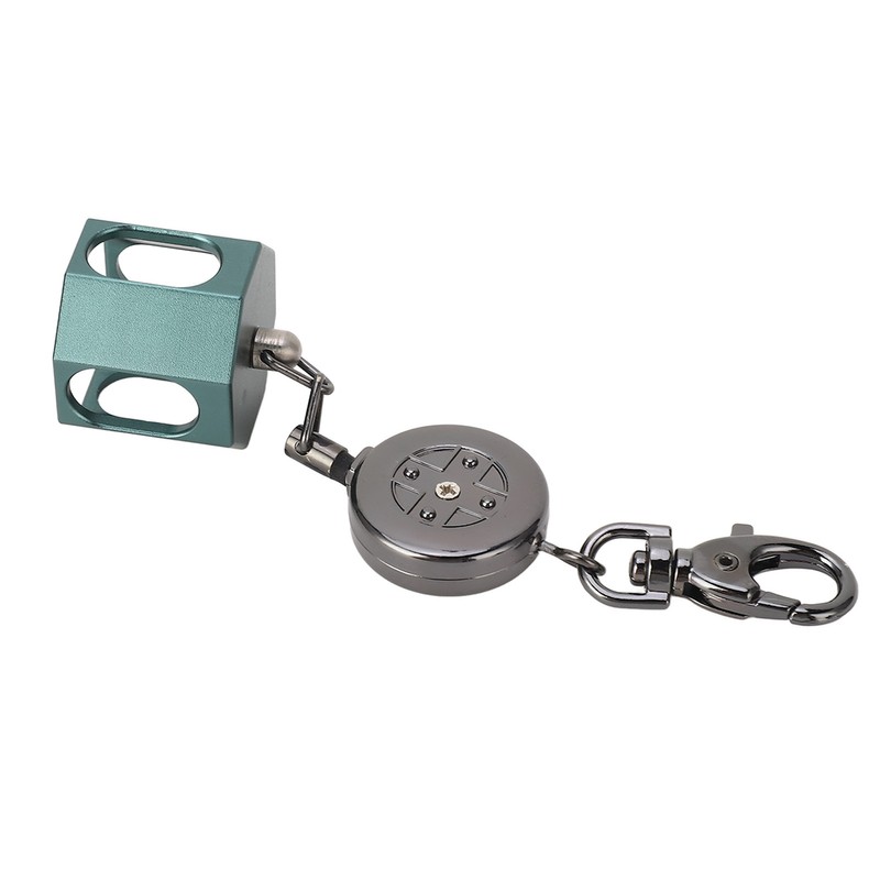 Retractable Billiards Pool Cue Chalk Holder Retractable Drawing Belt Clip