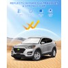 Canvcle Sunshades for Hyundai Tucson 2016-2021 Accessories Windshield Sun Shade
