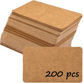 Kraft Paper Cards (200)