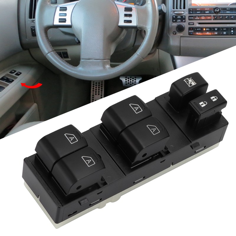 Window Control Switch Front Driver Side Electric 25401‑1BN1C Replacement for