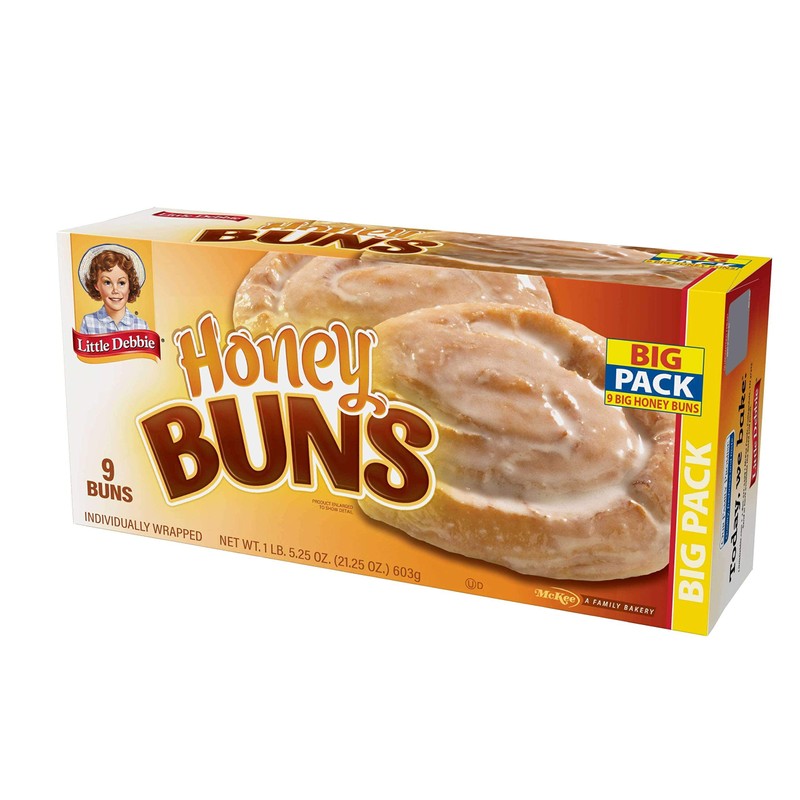 Little Debbie Honey Buns, (3 Big Pack Boxes)